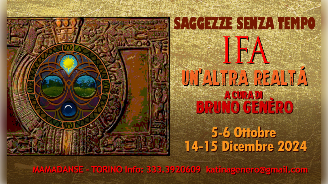 AFRICAE MUNDI presenta: IFA SAGGEZZE SENZA TEMPO - ottobre/dicembre 2024