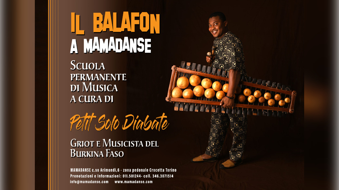 NOVITÀ a/a 2024-2025: Scuola Permanente di Balafon - Petit Solo Diabate