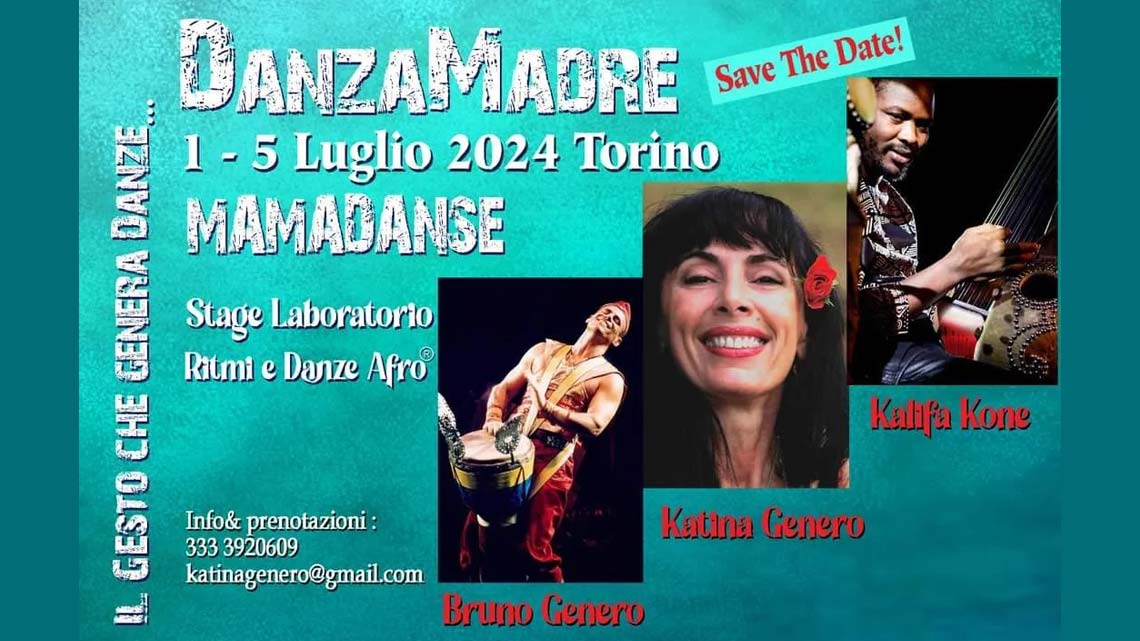 Stage Laboratorio di Danza Afro a Mamadanse, Scuola di Danza Torino