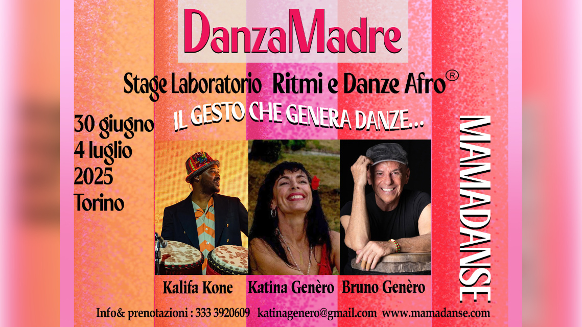 Stage Laboratorio RITMI E DANZE AFRO: DANZA MADRE